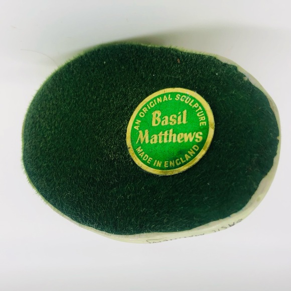 Vintage An Original Sculpture Signed Basil Matthews ENGLAND Cheetah Figurine - Picture 7 of 7